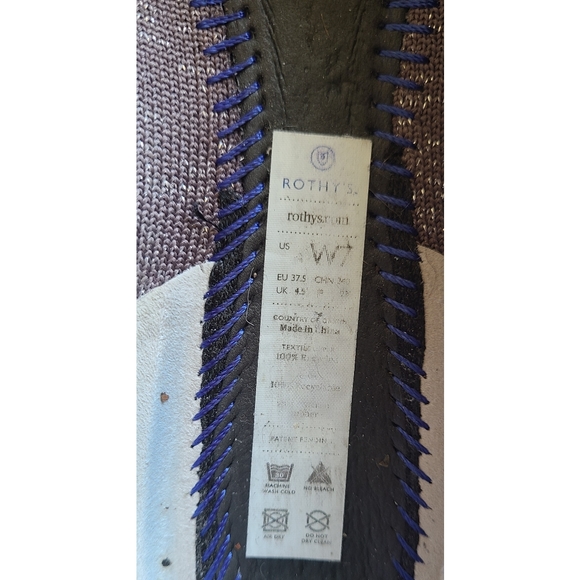 Rothys Twilight Metallic Captoe Points - Size 7 - Picture 2 of 5